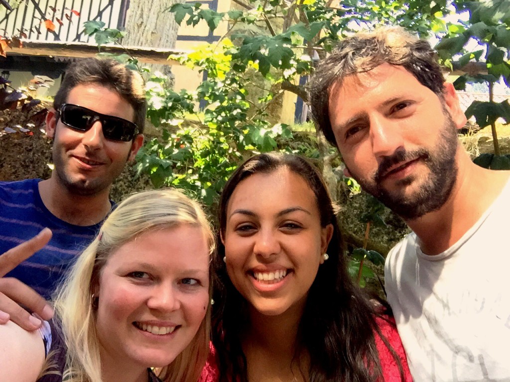 My favorite Spanish boys and Rachael! Friends made when traveling alone.