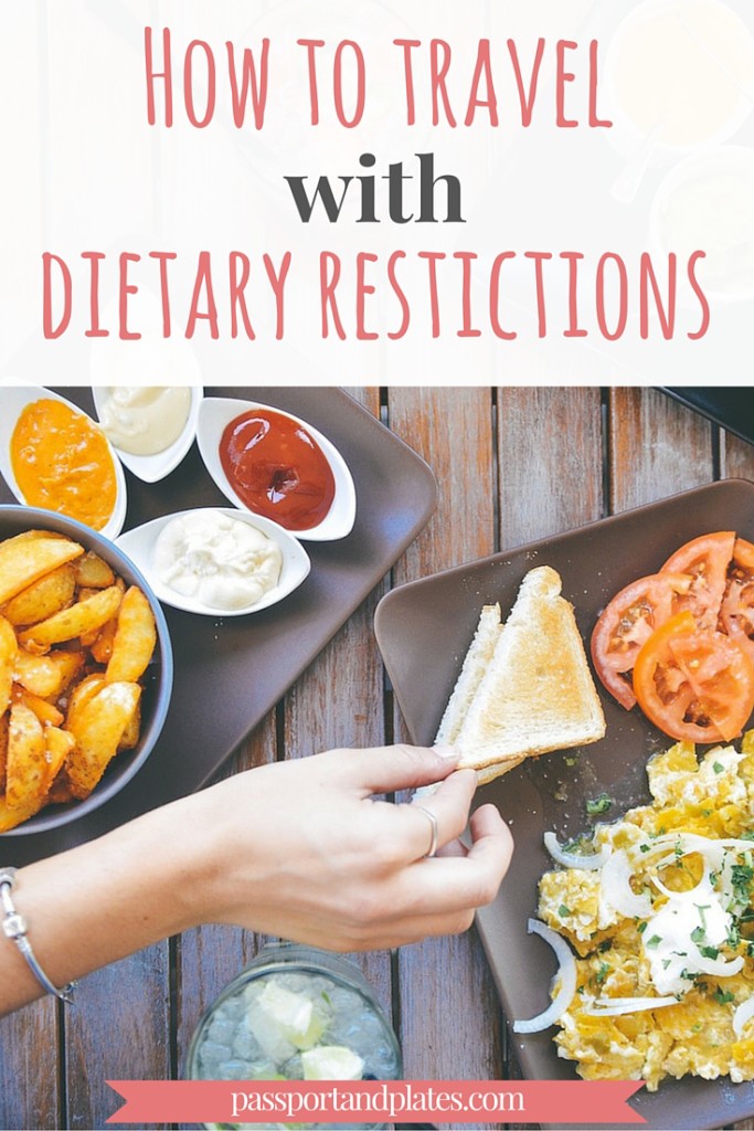 Click to read the BEST tips on traveling with dietary restrictions or traveling with food allergies while still enjoying local cuisine. | traveling with dietary restrictions | traveling with food allergies | travel with food allergies | travel with dietary restrictions