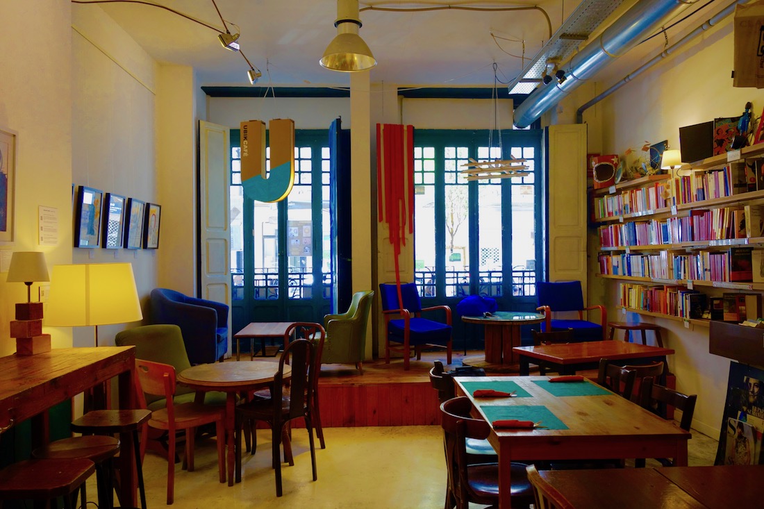 The interior of Ubik Cafe in Valencia, Spain - Best restaurants in Valencia Spain | https://egypt-visit.biz