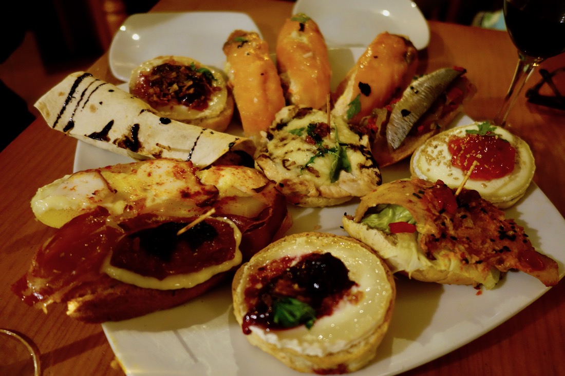 The pintxos we ordered at Tanto Monta in Valencia, Spain - Best restaurants in Valencia Spain | https://egypt-visit.biz