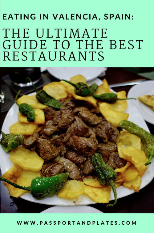 What are the best restaurants in Valencia, Spain and what should you be eating while there? Click to read my top foodie picks after spending months in Valencia! | https://passportandplates #valencia #valenciaspain #valenciafood #valenciarestaurants #restaurantguide #spain #spaintravel #valenciaspainfoodguide
